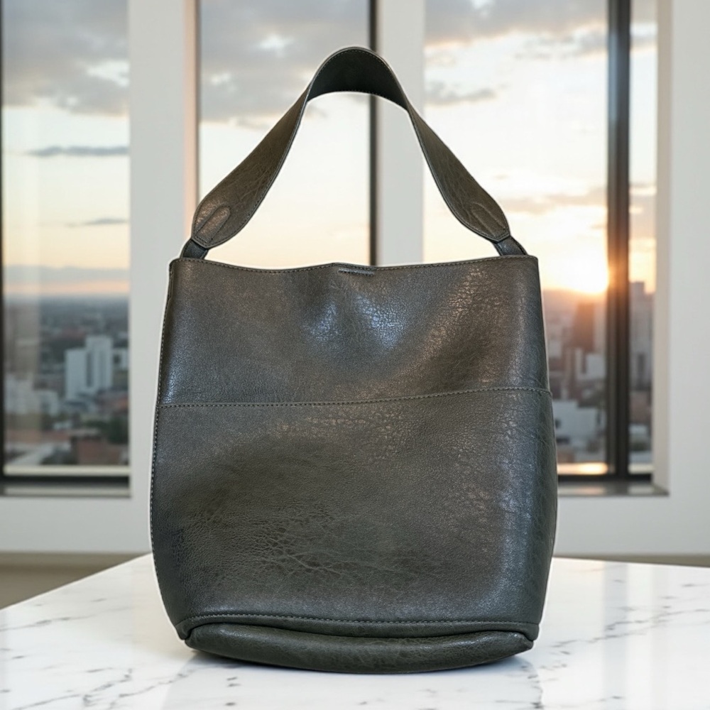 By Anthropologie dark olive  TIA shoulder bag